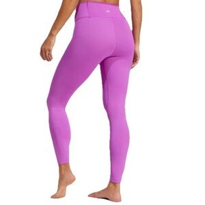 NWT Adidas Leggings All Me Essentials Full Length Purple Burst Size 2XL $50